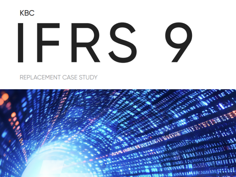 KBC IFRS9 replacement case study cover
